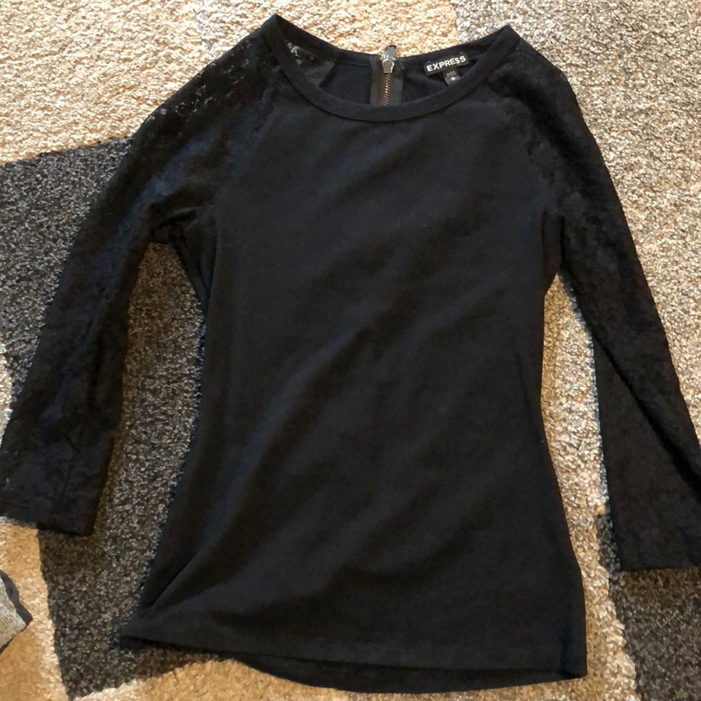 Black long sleeve shirt